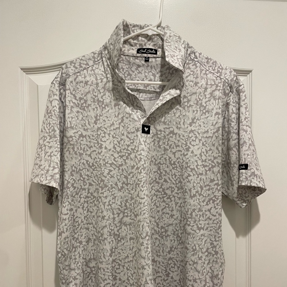 Bad Birdie Snow Camo Polo